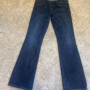 Citizens Of Humanity Jeans 26 NWOT Never Worn Flare Bootcut Dark Wash Mid Low
